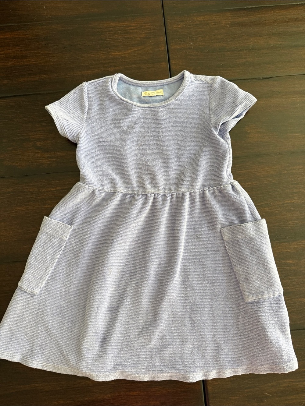 Tucker + Tate Lavender Short Sleeve Knit Pocket Dress